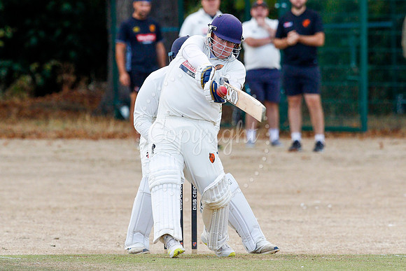 Cricket action from Diss v Bradfield