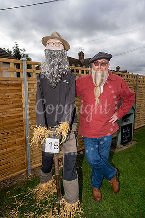 HE Ridgewell Scarecrow Festival, raising money for the Ridgewell