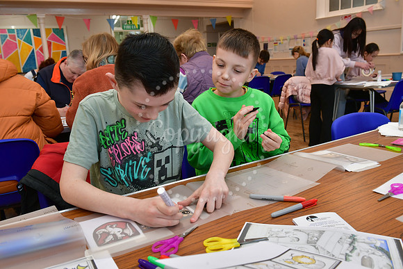 Stained Glass window making workshop at Hope Community Methodist