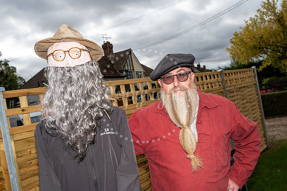 HE Ridgewell Scarecrow Festival, raising money for the Ridgewell