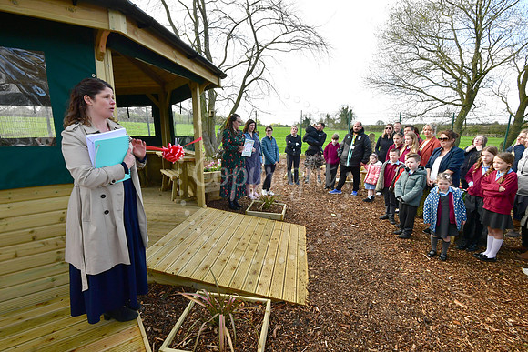Launch of new outdoor classroom and friendship garden at Codding