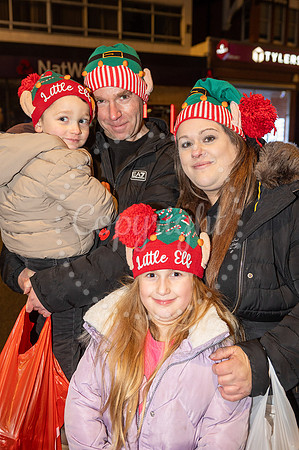 Newmarket Christmas Lights switch on. Picture by Mark Westley