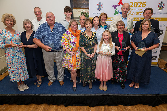 BFP Bury Free Press Community Awards evening at The Guildhall Bu