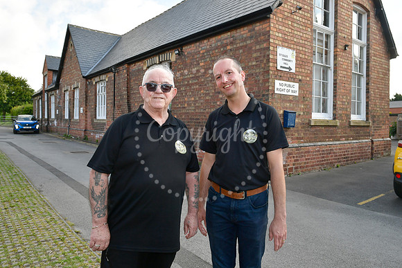 Cheque presentation to St Giles Community Hall