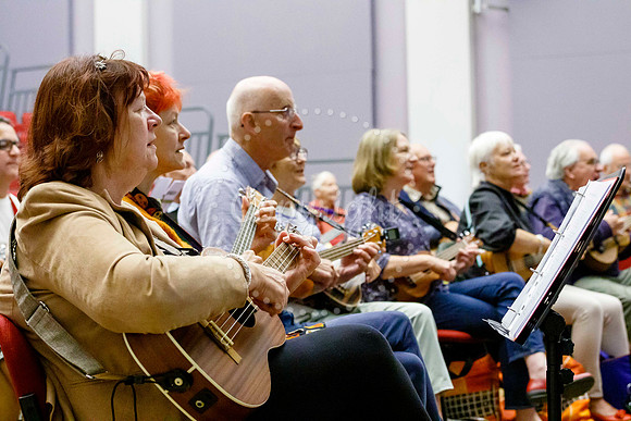 Ukele day held at the Cornhall in Diss