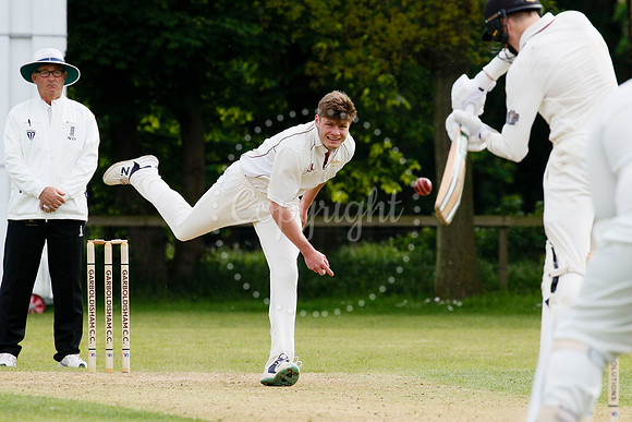 Cricket action from Garboldisham vs Downham Stow in their first