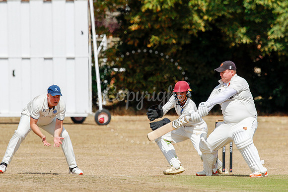 Cricket action from Diss v Cromer