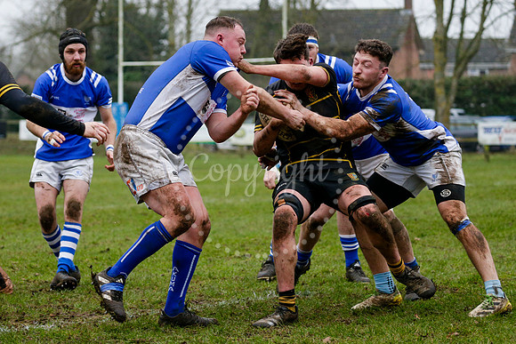 Rugby action from Diss RFC vs Ipswich.