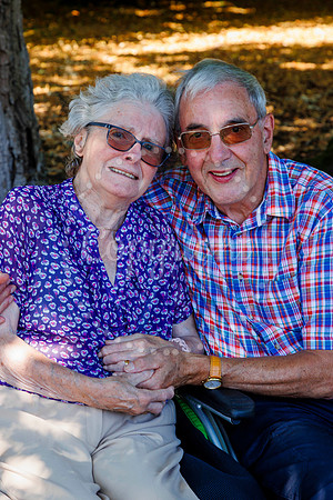 Golden wedding couple Heather and Peter Sorrell.