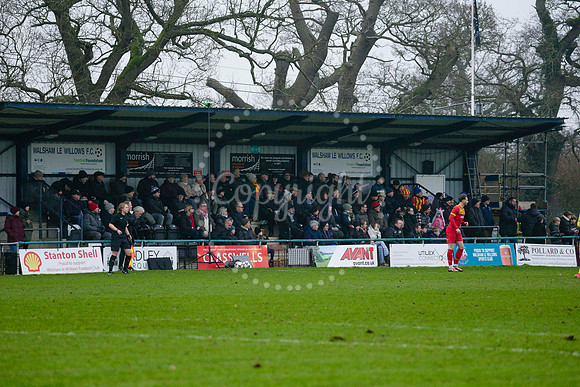 Football action from Walsham-le-Willows vs Whitstable Town