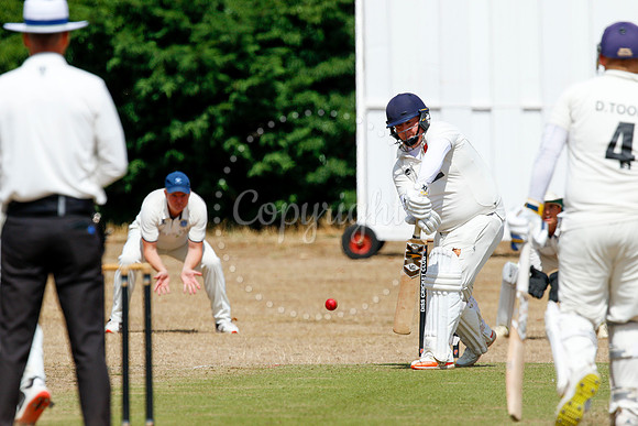 Cricket action from Diss v Cromer