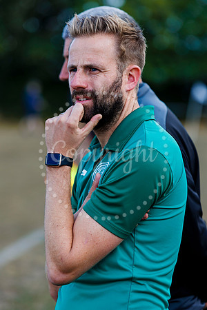Framlingham FC manager Liam Abraham