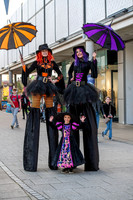 Halloween event for families - Families celebrating Halloween at