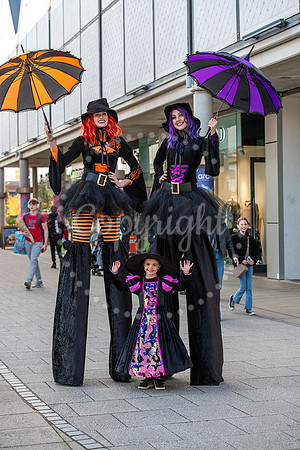 Halloween event for families - Families celebrating Halloween at