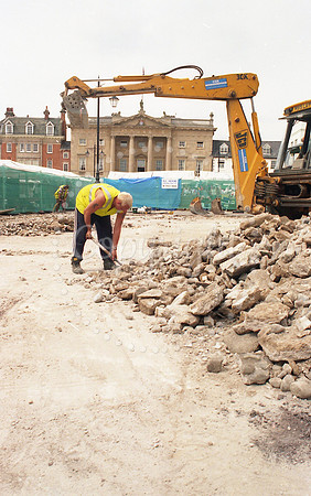 Cobbles in the Market Place - 25 years ago
