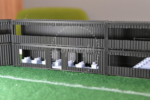 Gusto House, football stadium model