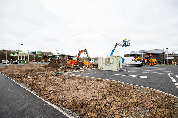 Elmswell Services, off A1088 by A14 eastbound junction 47. New