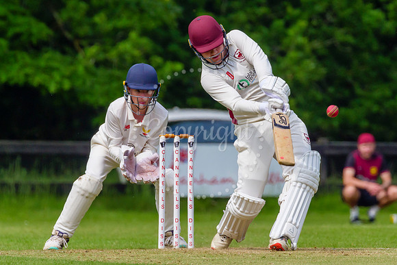 Cricket action from Old Buckenham vs. Great Melton