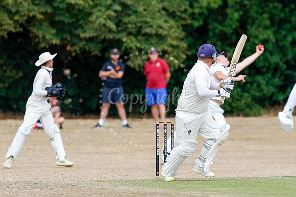 Cricket action from Diss v Cromer