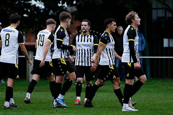 Football action from Harleston vs Bramtham Athletic