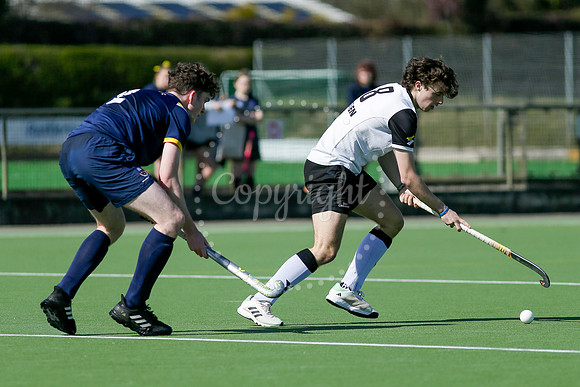 Hockey action from Harleston Magpies Men’s II vs UEA
