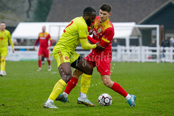 Football action from Walsham-le-Willows vs Whitstable Town