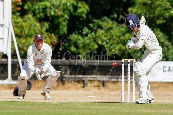 Cricket action from Old Buckenham v Lowestoft Town