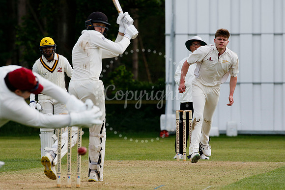 Cricket action from Garboldisham vs Downham Stow in their first