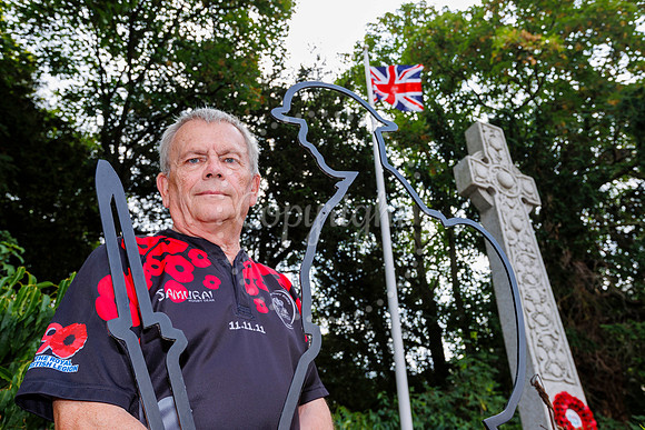 Terry Pegg Branch secretary of the Harleston Royal British Legio