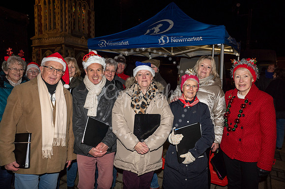 Newmarket Christmas Lights switch on. Picture by Mark Westley