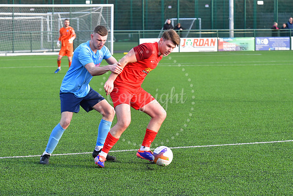 Newark Town v Sleaford Town football action