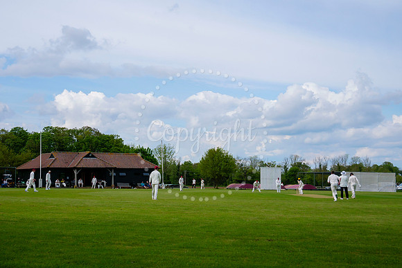 Cricket action from Garboldisham vs Downham Stow in their first