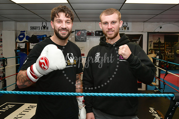 Boxing fighting at Newark Showground