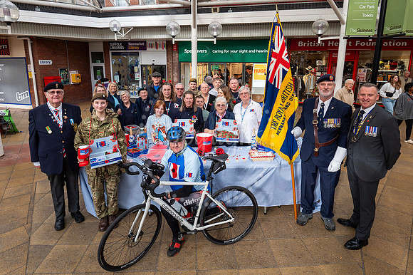 The Guineas, NewmarketLaunch of Newmarket Poppy Appeal. Picture