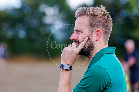 Framlingham FC manager Liam Abraham