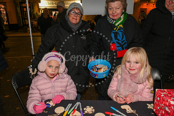 Newmarket Christmas Lights switch on. Picture by Mark Westley