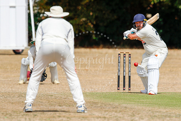 Cricket action from Diss v Cromer
