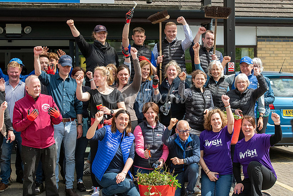 NJ Newmarket community hospitalVolunteers from the racing indus