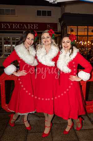 Newmarket Christmas Lights switch on. Picture by Mark Westley