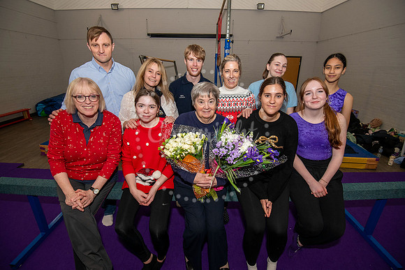 NJ Racing Centre, NewmarketPresentation to Sally Wallace who is