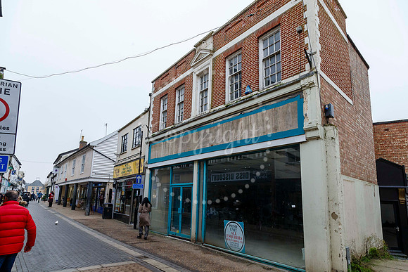 The former Poundland store in Diss.