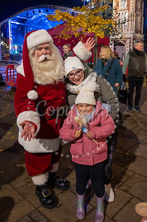 Newmarket Christmas Lights switch on. Picture by Mark Westley