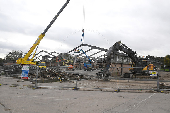 Newark Cattle Market demolition