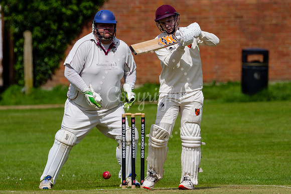 Cricket action from Diss vs Bradenham in their first game of the