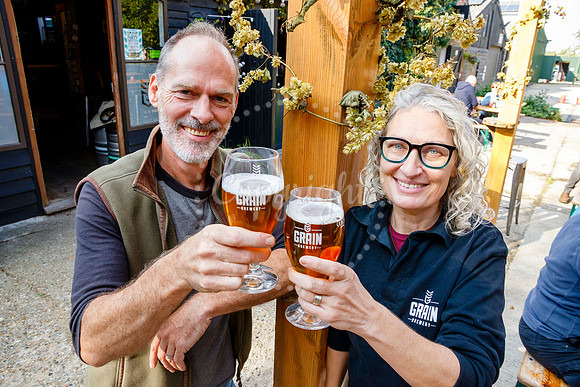 Grain Brewery in Alburgh held it Hop Harvest Party at the Taproo