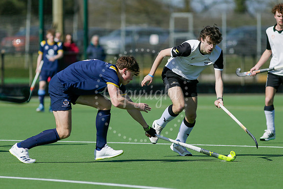 Hockey action from Harleston Magpies Men’s II vs UEA