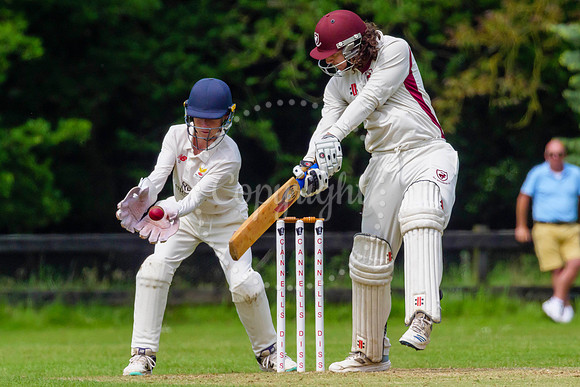 Cricket action from Old Buckenham vs. Great Melton