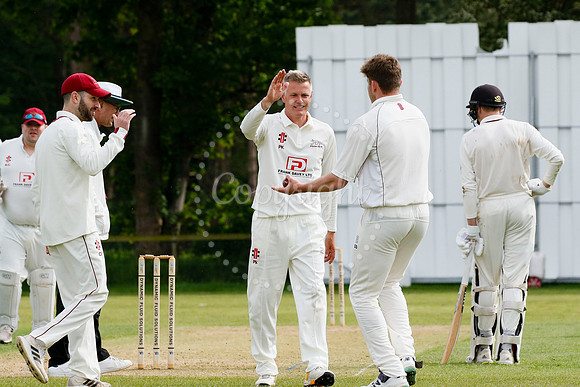 Cricket action from Garboldisham vs Downham Stow in their first