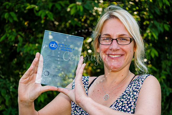 Claire Butler, owner of the CB Accounting firm has won an IAB Aw