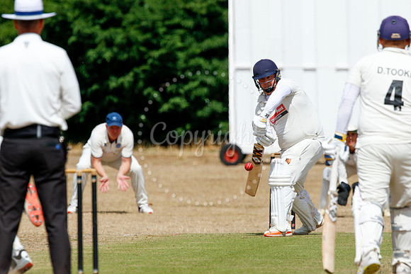 Cricket action from Diss v Cromer